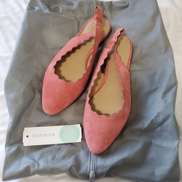 Slingback Barbie pink ballet Flats - Picture 2 of 4